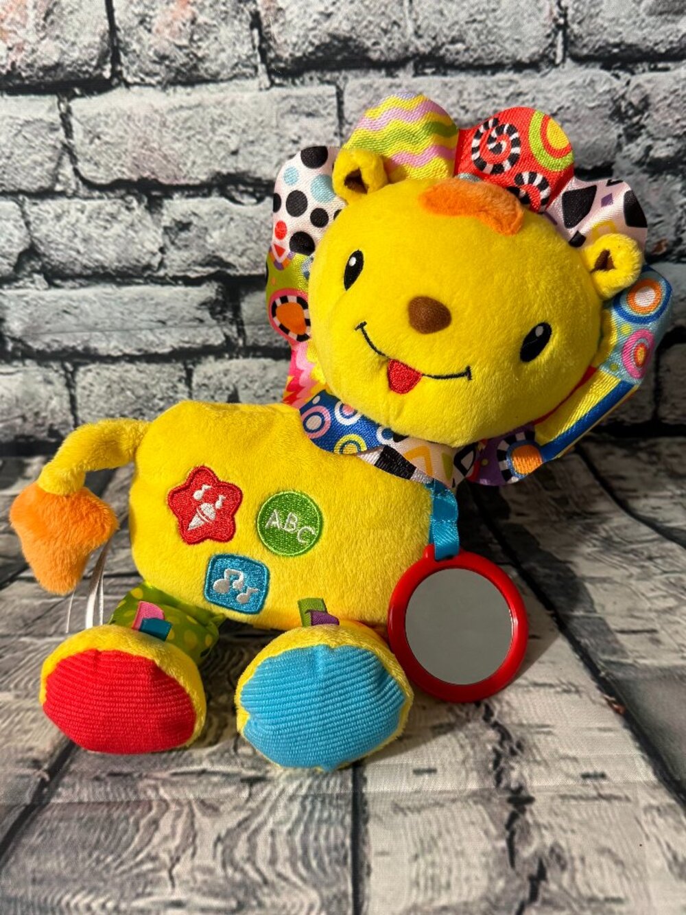 VTech Crinkle & Roar Lion Interactive Learning Sensory Toy - Tested Works!